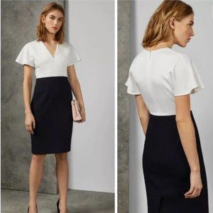 Ted Baker Reemadd Fluted Sleeve Dress - Size 2